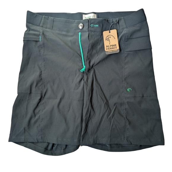 NWT Alpine Parrot Black Cypress Hiking Shorts sz 1X Outdoor Gorpcore - Picture 3 of 9